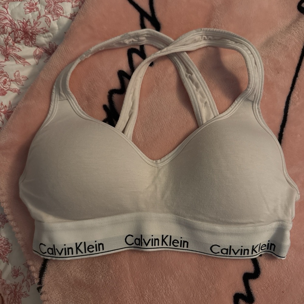 Calvin Klein Light Gray Bralette